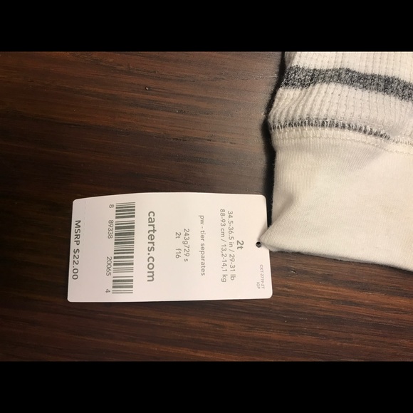 NWT Carter's long sleeve shirt. 2T - Picture 3 of 5